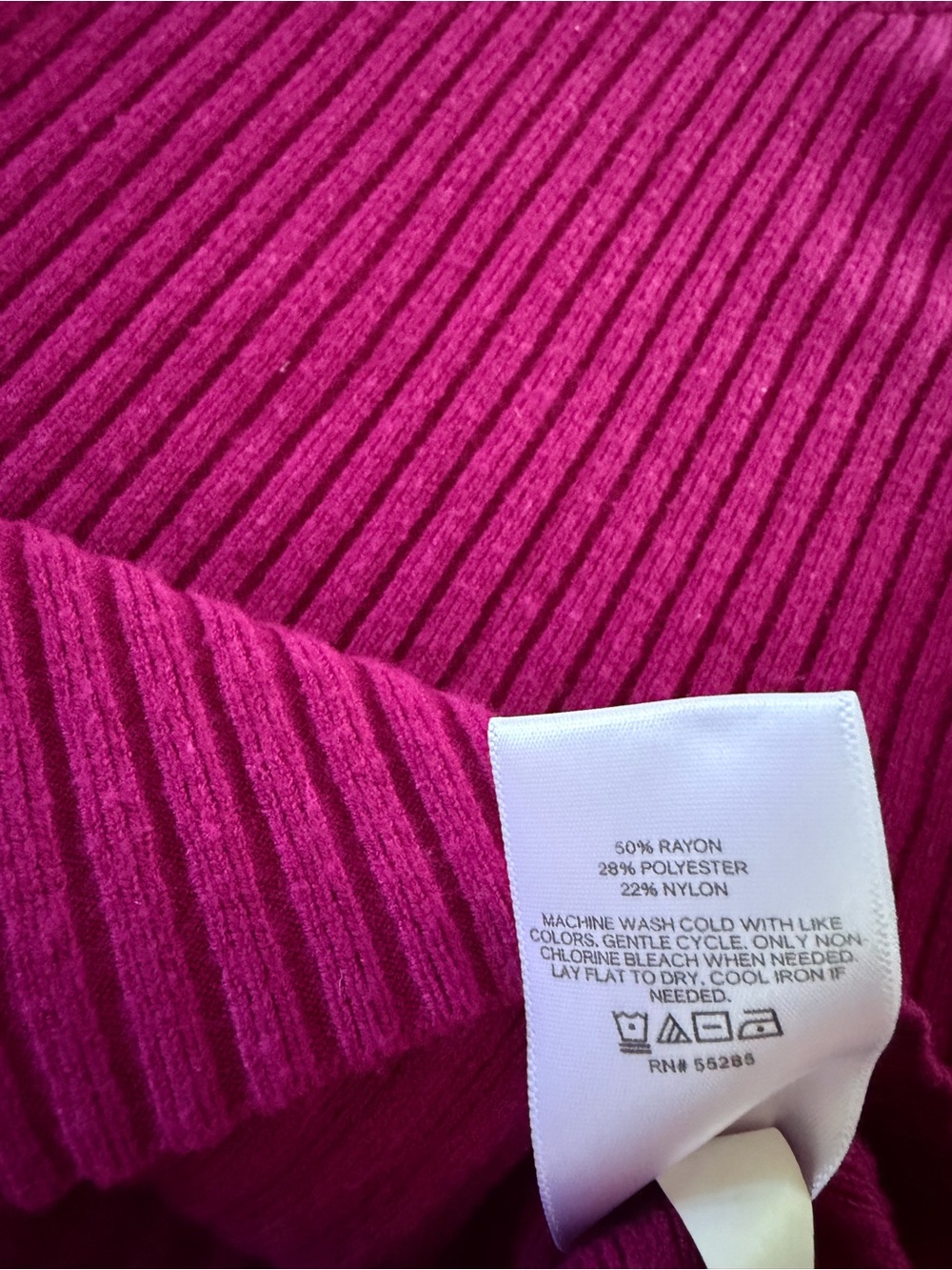 Express Ribbed Long Sleeve Sweater - Picture 4 of 4